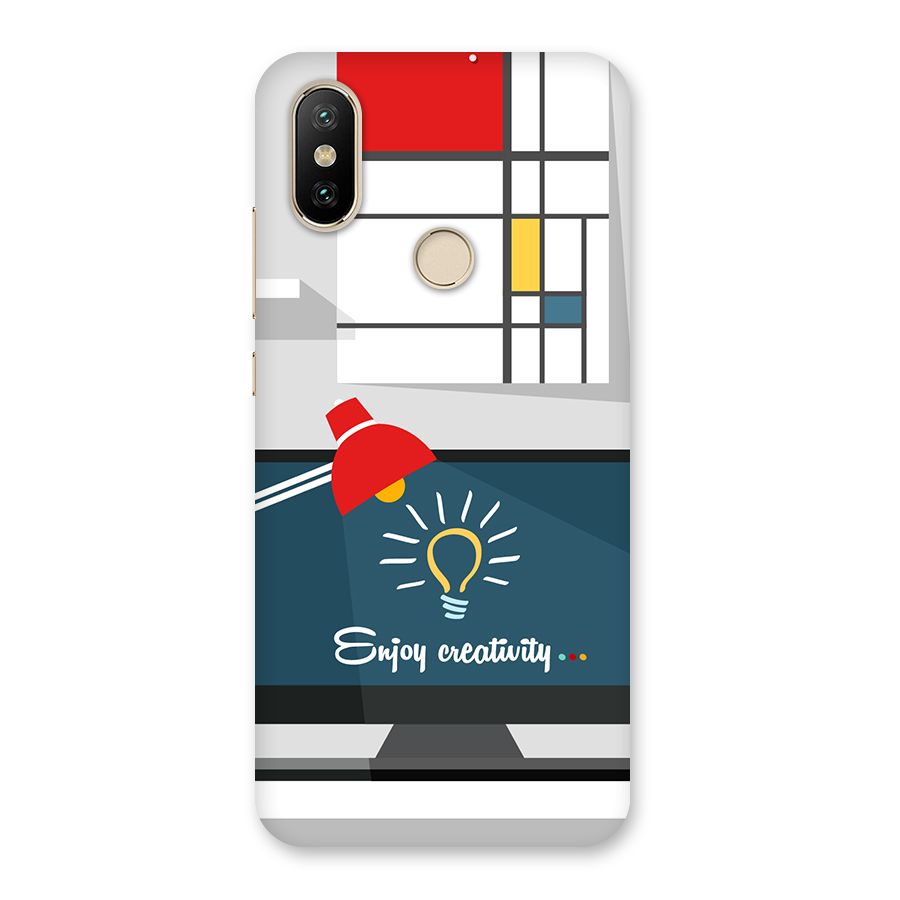 Creative Workspace Design Back Case for Mi A2