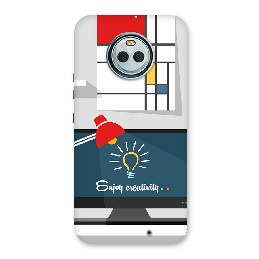 Creative Workspace Design Back Case for Moto X4