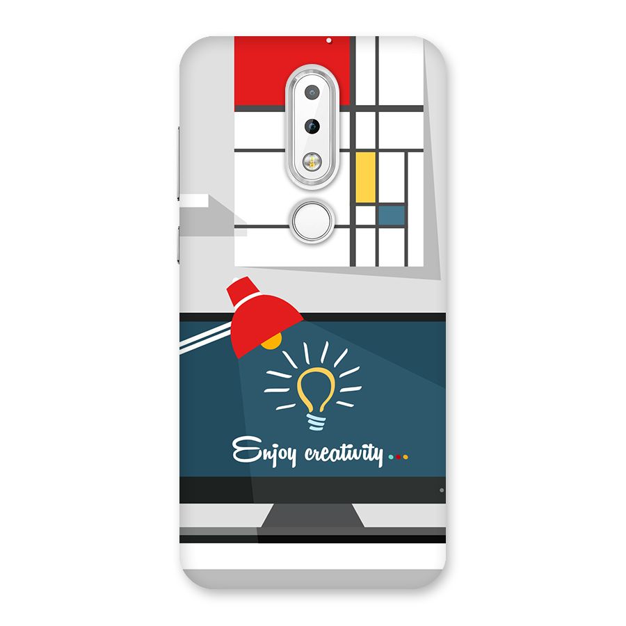 Creative Workspace Design Back Case for Nokia 6.1 Plus