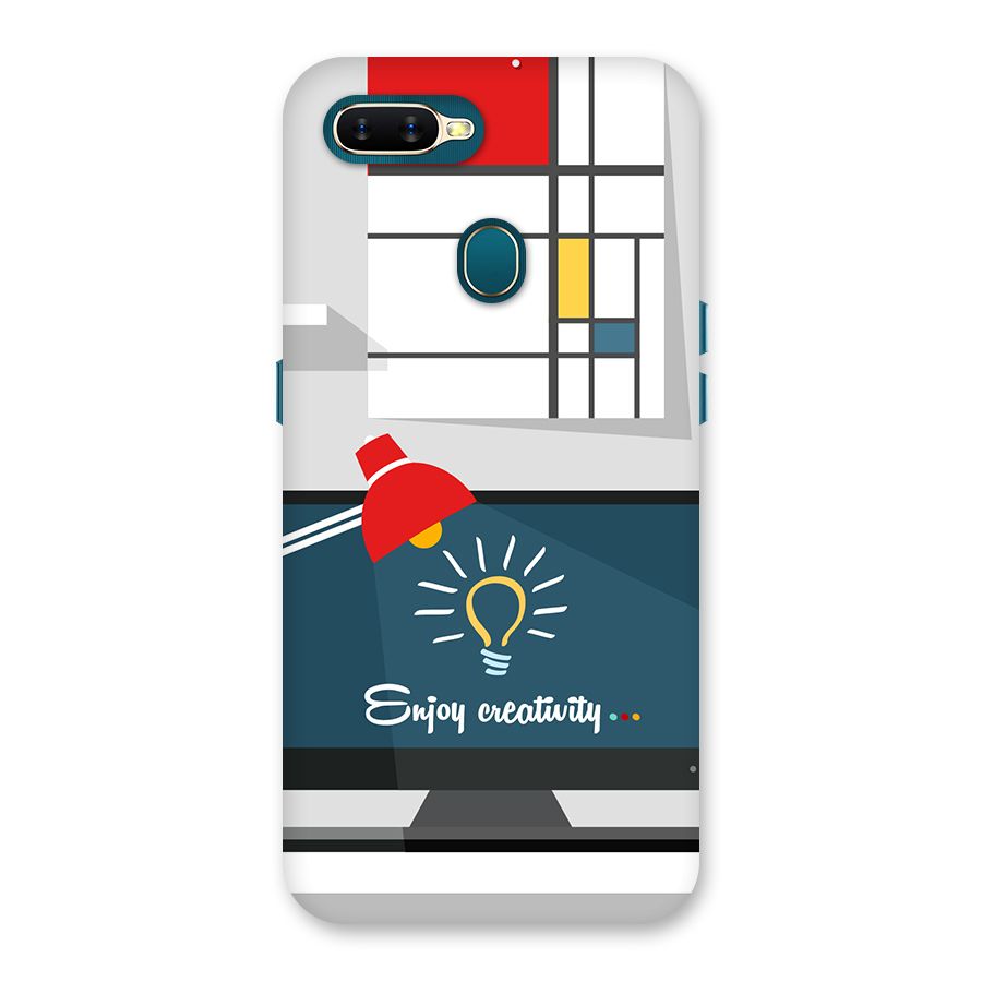 Creative Workspace Design Back Case for Oppo A11k