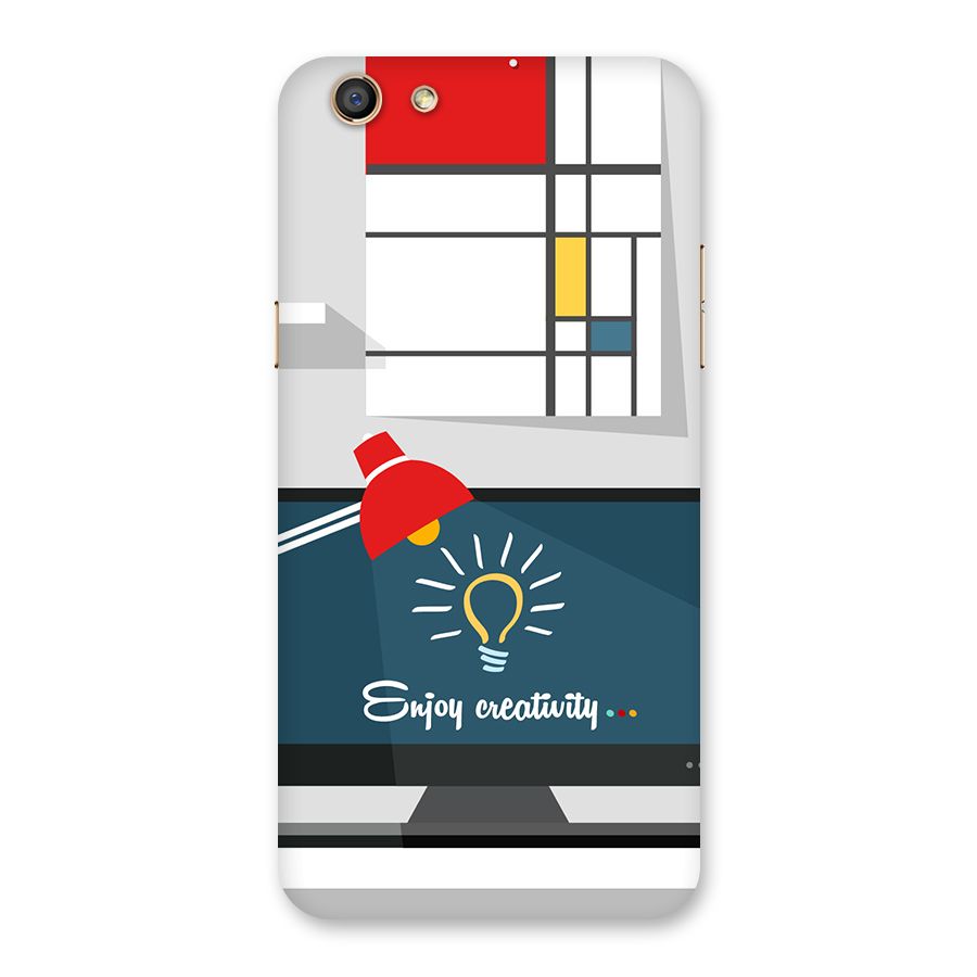 Creative Workspace Design Back Case for Oppo F3