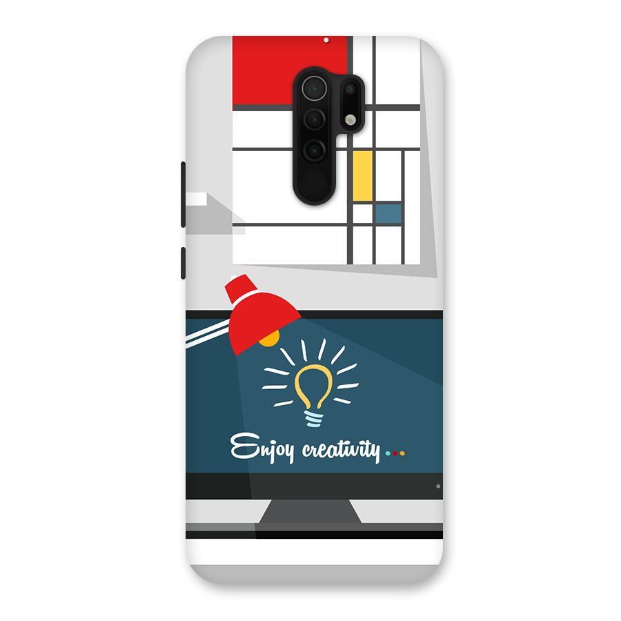 Creative Workspace Design Back Case for Poco M2