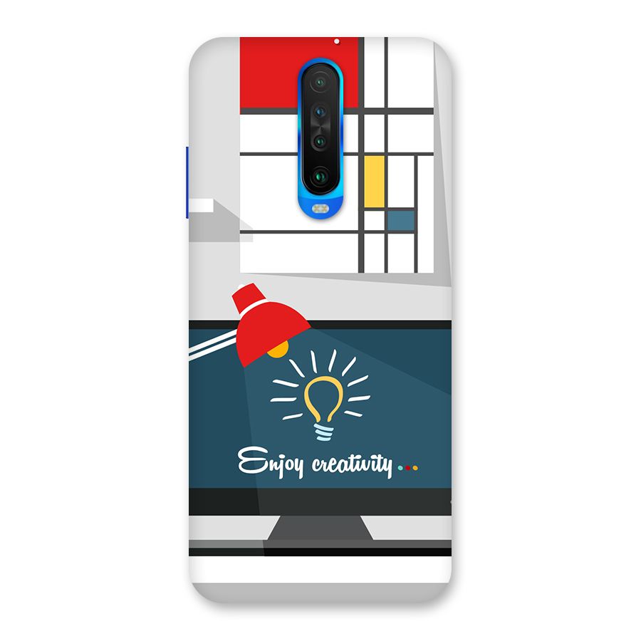 Creative Workspace Design Back Case for Poco X2