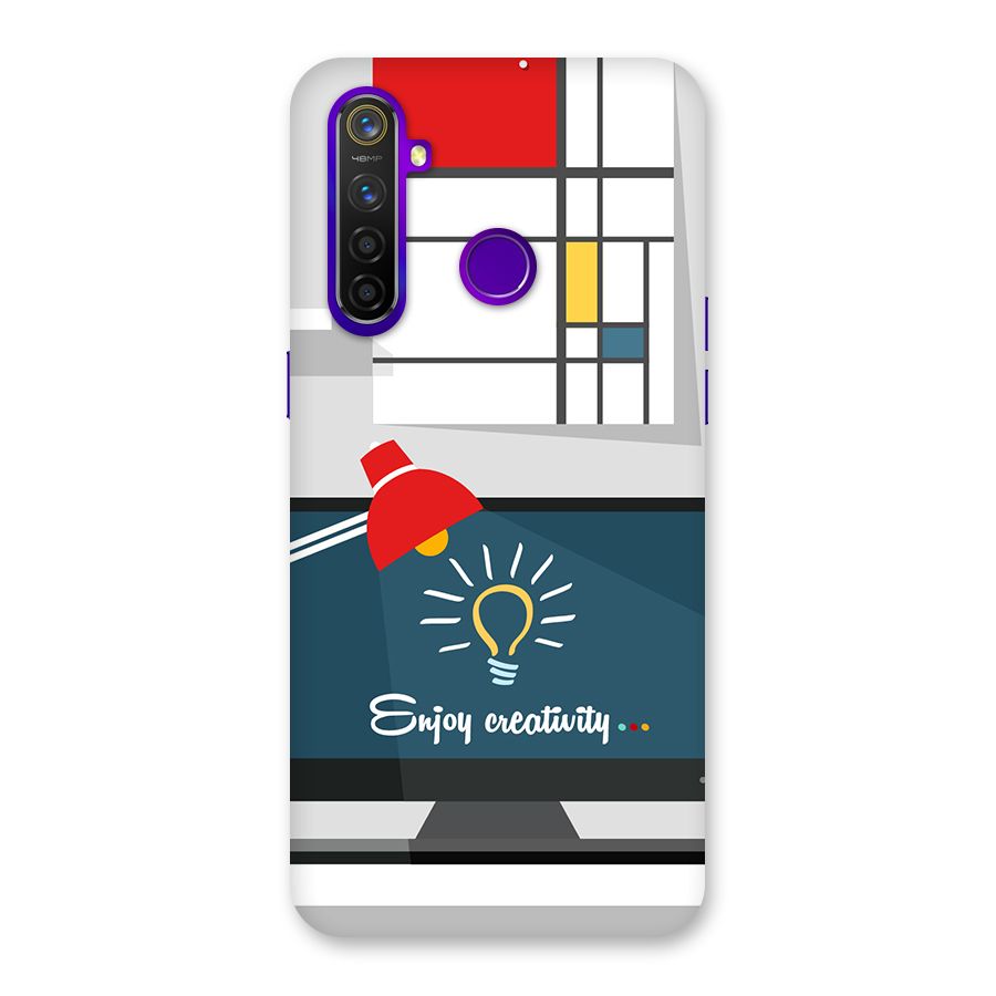 Creative Workspace Design Back Case for Realme 5 Pro