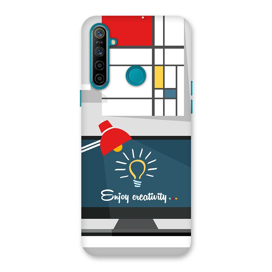 Creative Workspace Design Back Case for Realme 5i