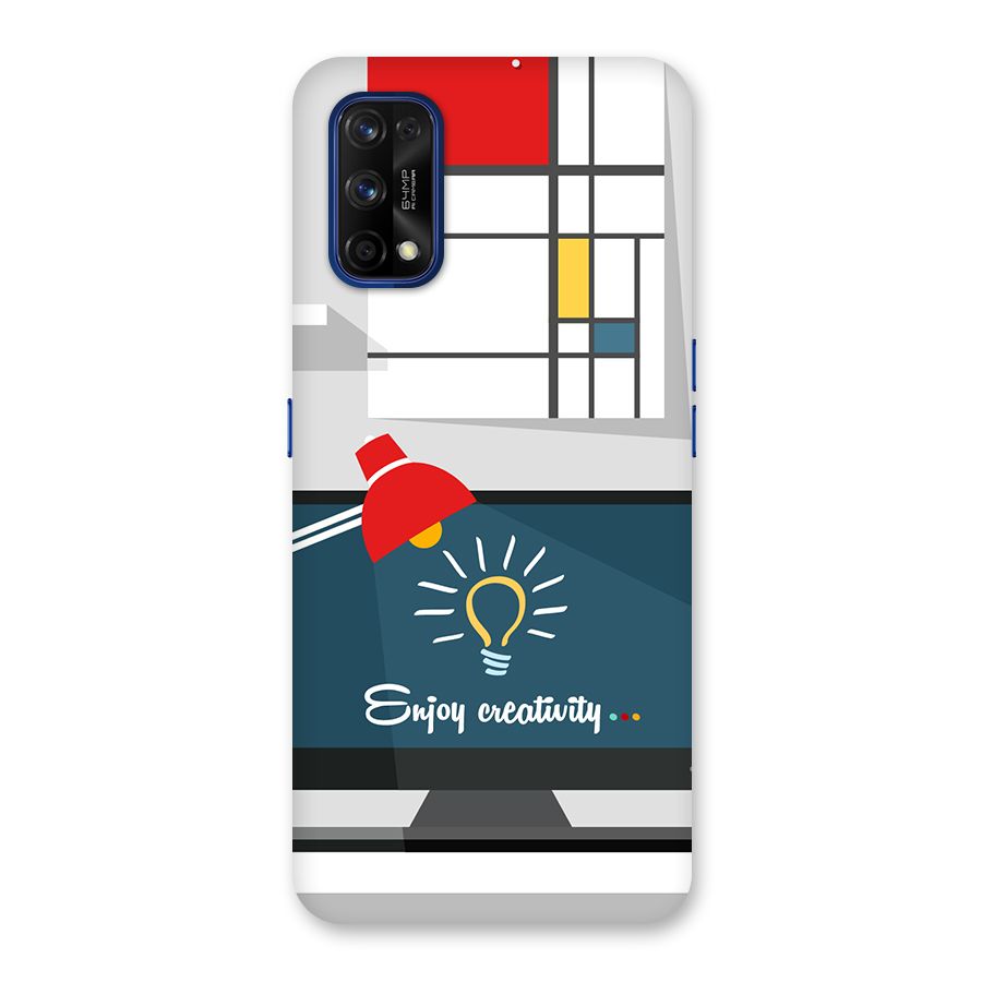 Creative Workspace Design Back Case for Realme 7 Pro