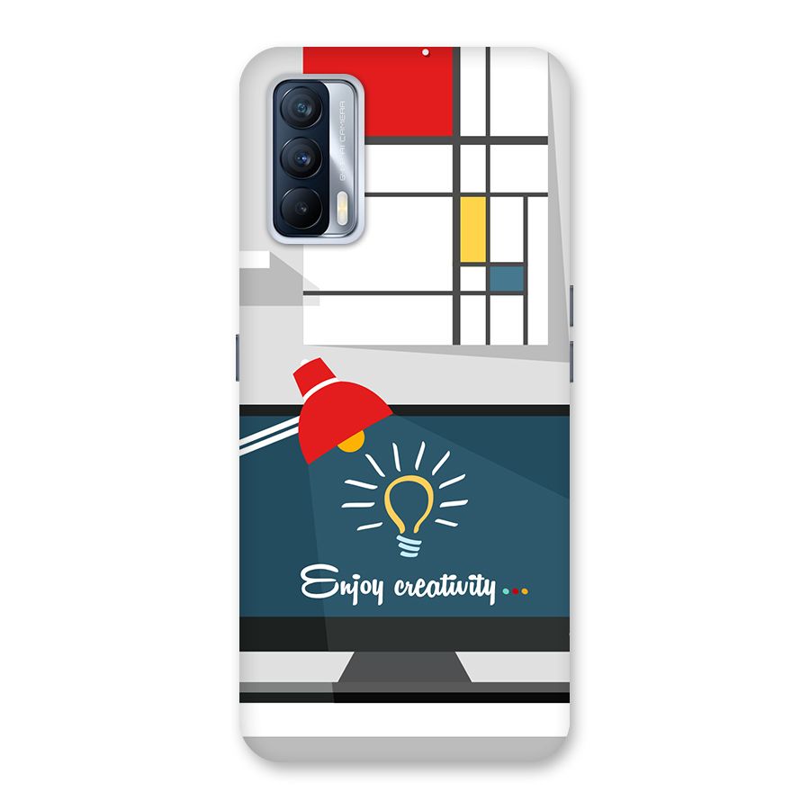 Creative Workspace Design Back Case for Realme X7