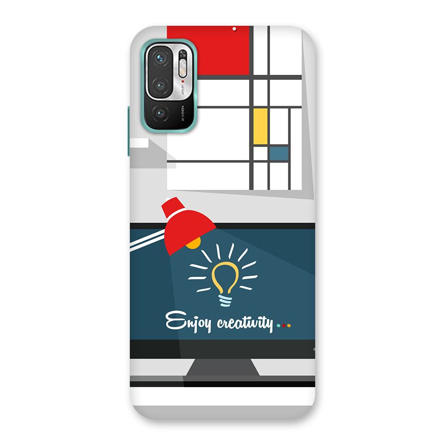 Creative Workspace Design Back Case for Redmi Note 10T 5G