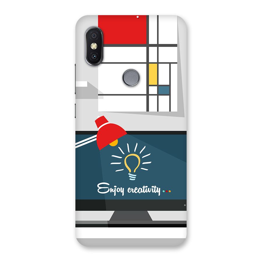 Creative Workspace Design Back Case for Redmi Y2