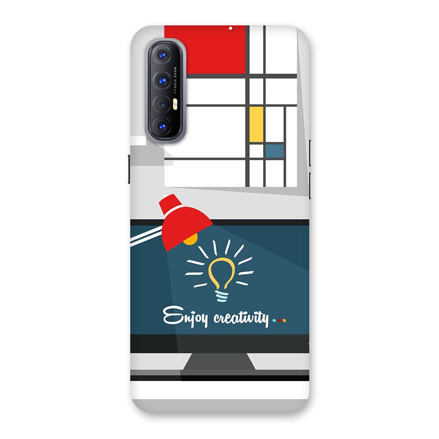 Creative Workspace Design Back Case for Reno3 Pro