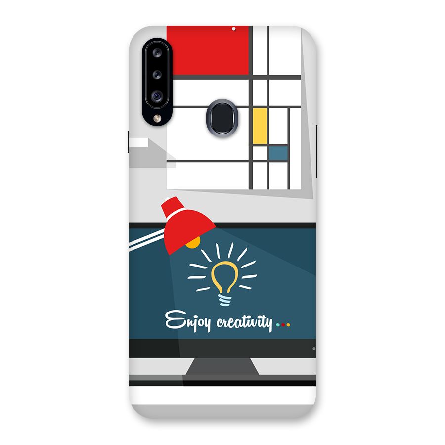 Creative Workspace Design Back Case for Samsung Galaxy A20s