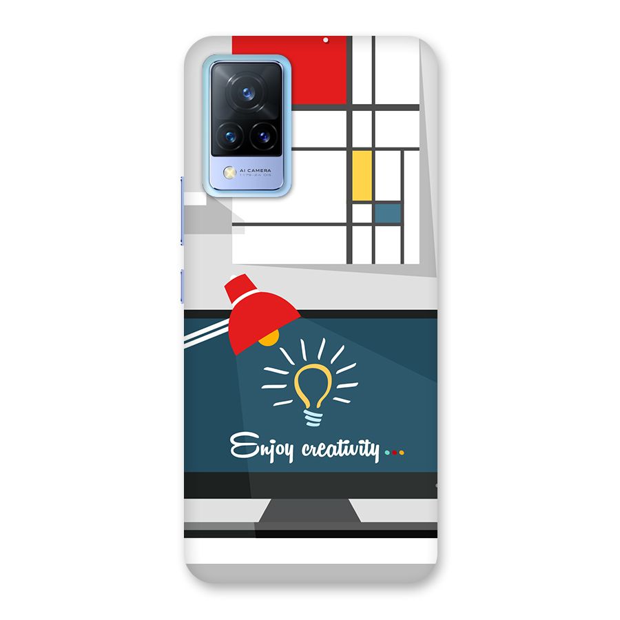 Creative Workspace Design Back Case for Vivo V21 5G