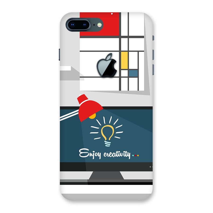 Creative Workspace Design Back Case for iPhone 7 Plus Apple Cut