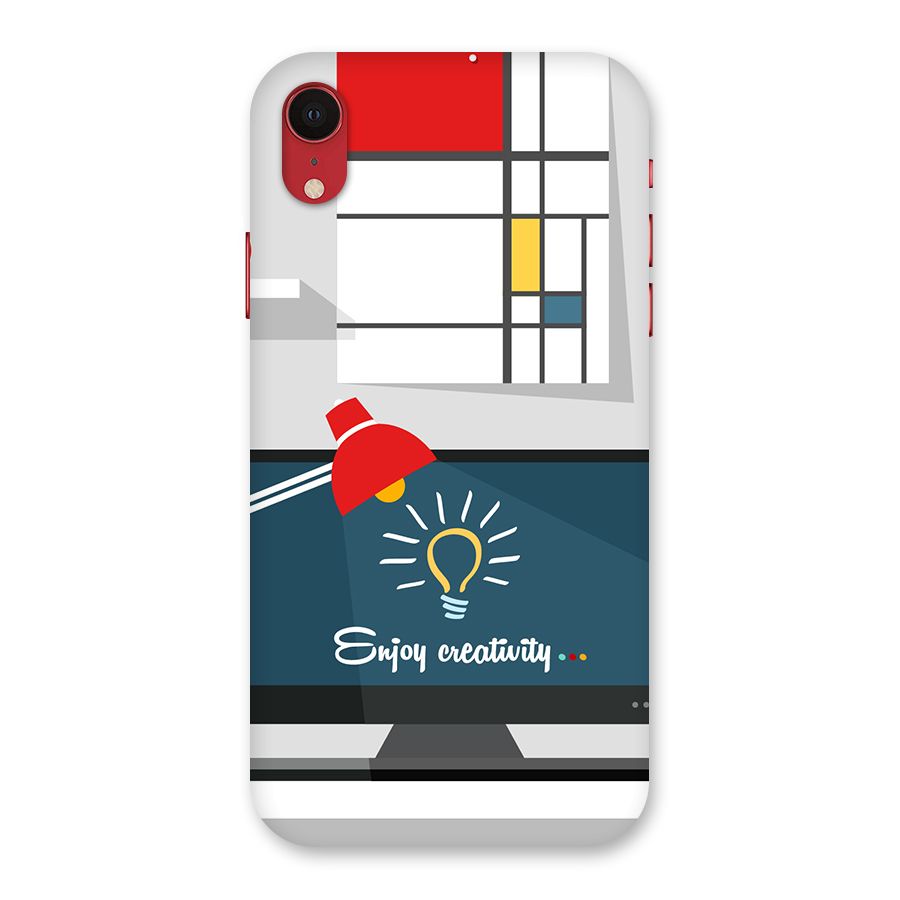 Creative Workspace Design Back Case for iPhone XR