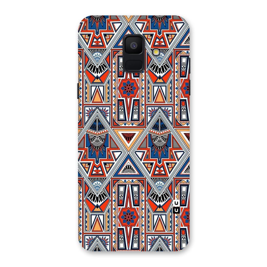 Creative Aztec Art Back Case for Galaxy A6 (2018)