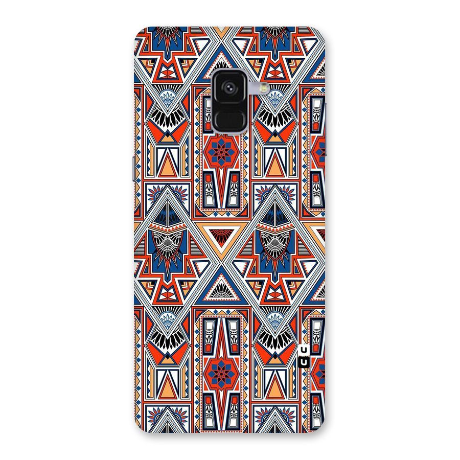 Creative Aztec Art Back Case for Galaxy A8 Plus