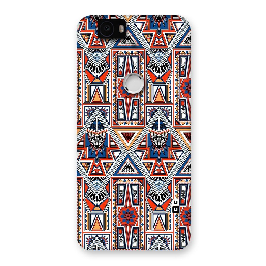 Creative Aztec Art Back Case for Google Nexus-6P