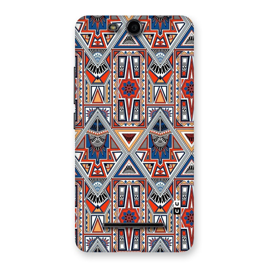 Creative Aztec Art Back Case for Micromax Canvas Juice 3 Q392