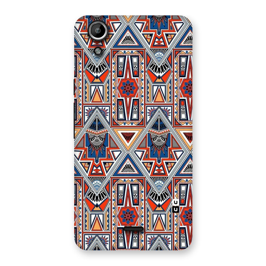 Creative Aztec Art Back Case for Micromax Canvas Selfie Lens Q345