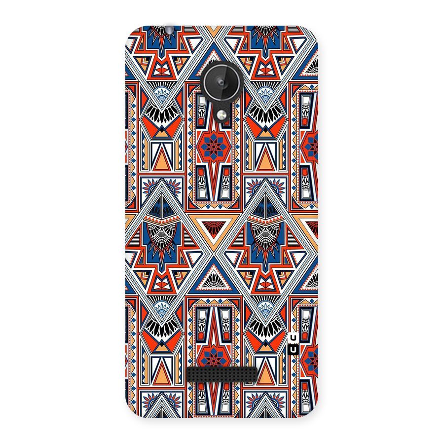 Creative Aztec Art Back Case for Micromax Canvas Spark Q380