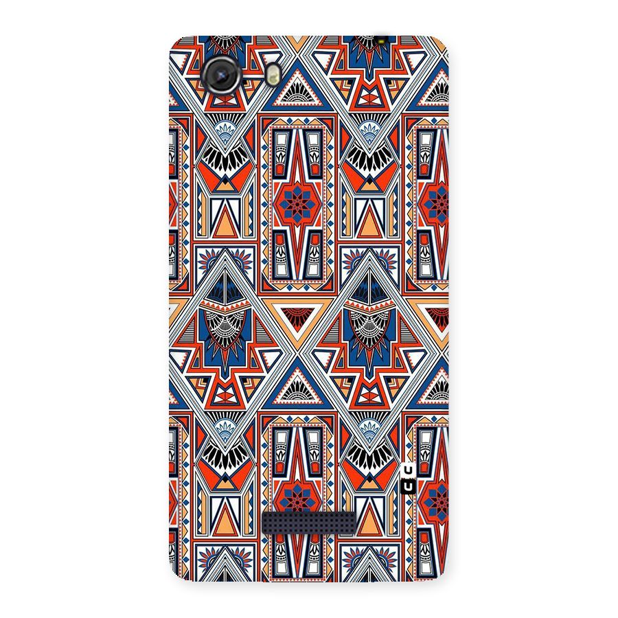 Creative Aztec Art Back Case for Micromax Unite 3