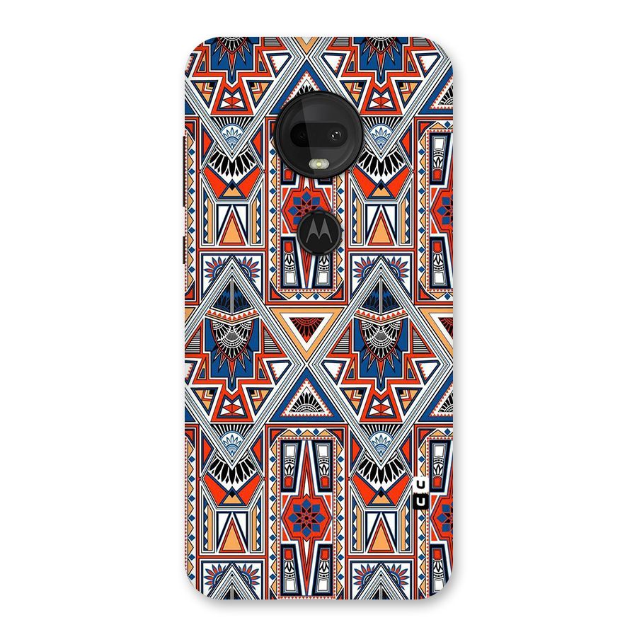 Creative Aztec Art Back Case for Moto G7