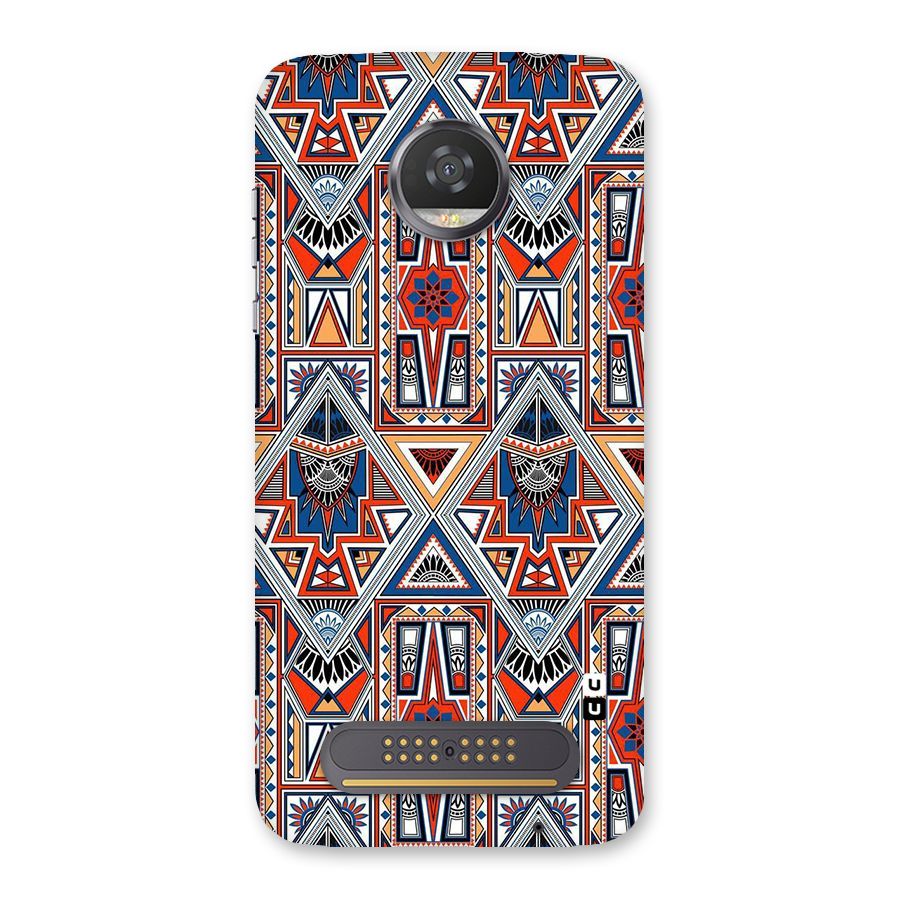Creative Aztec Art Back Case for Moto Z2 Play