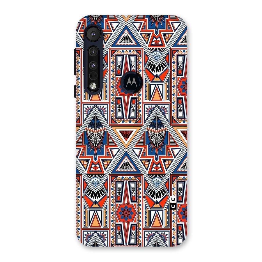Creative Aztec Art Back Case for Motorola One Macro