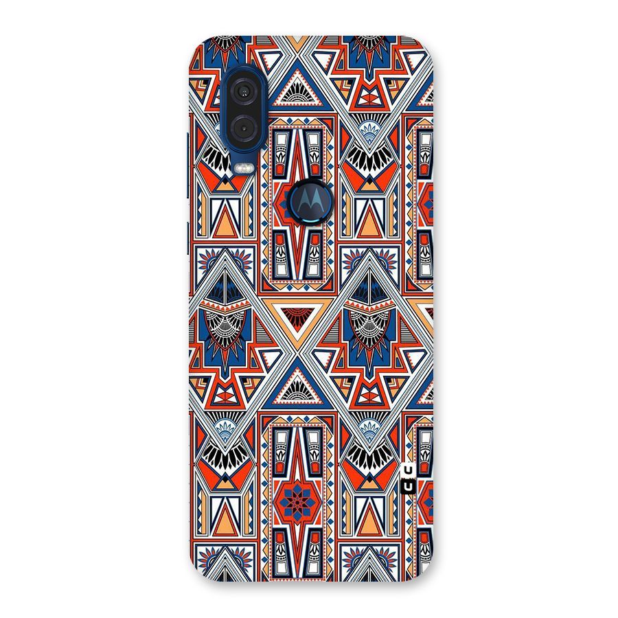 Creative Aztec Art Back Case for Motorola One Vision