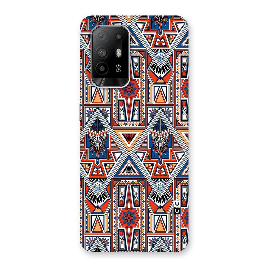 Creative Aztec Art Back Case for Oppo F19 Pro Plus 5G