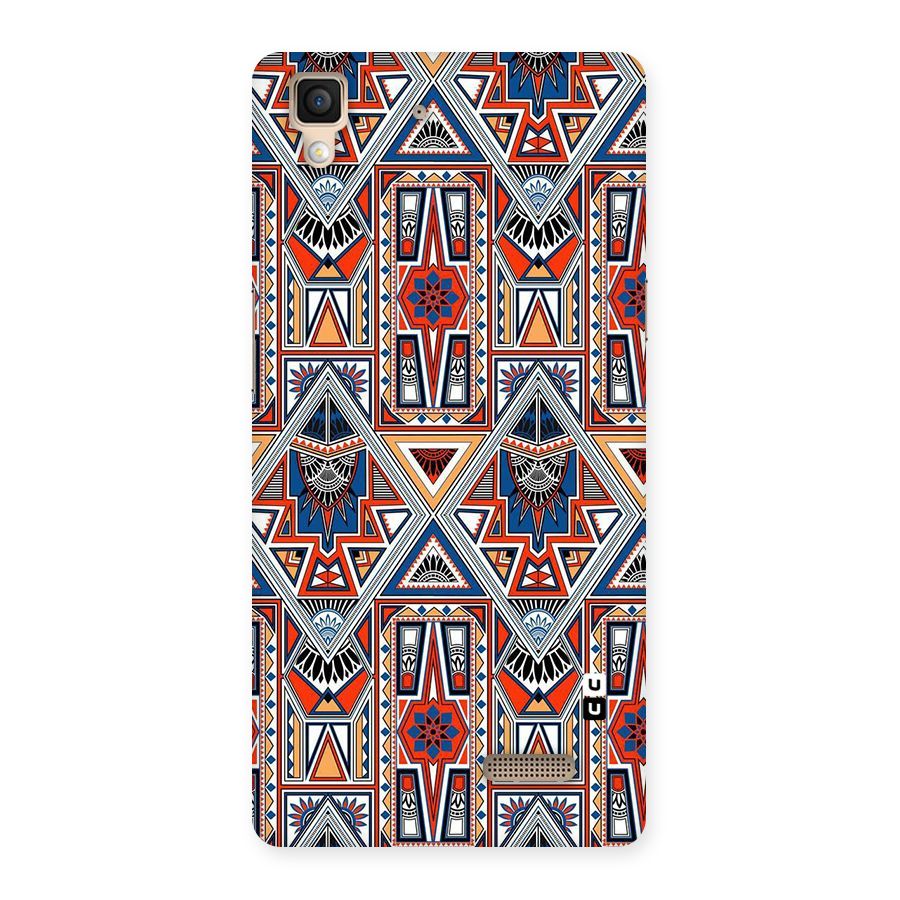 Creative Aztec Art Back Case for Oppo R7