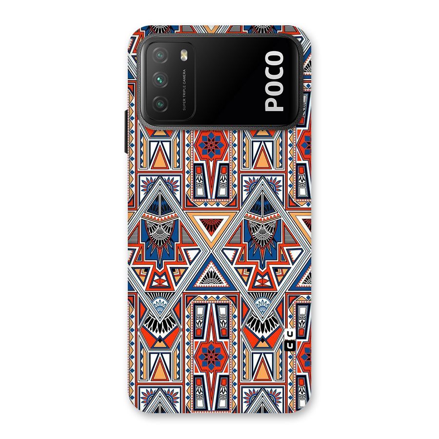 Creative Aztec Art Back Case for Poco M3