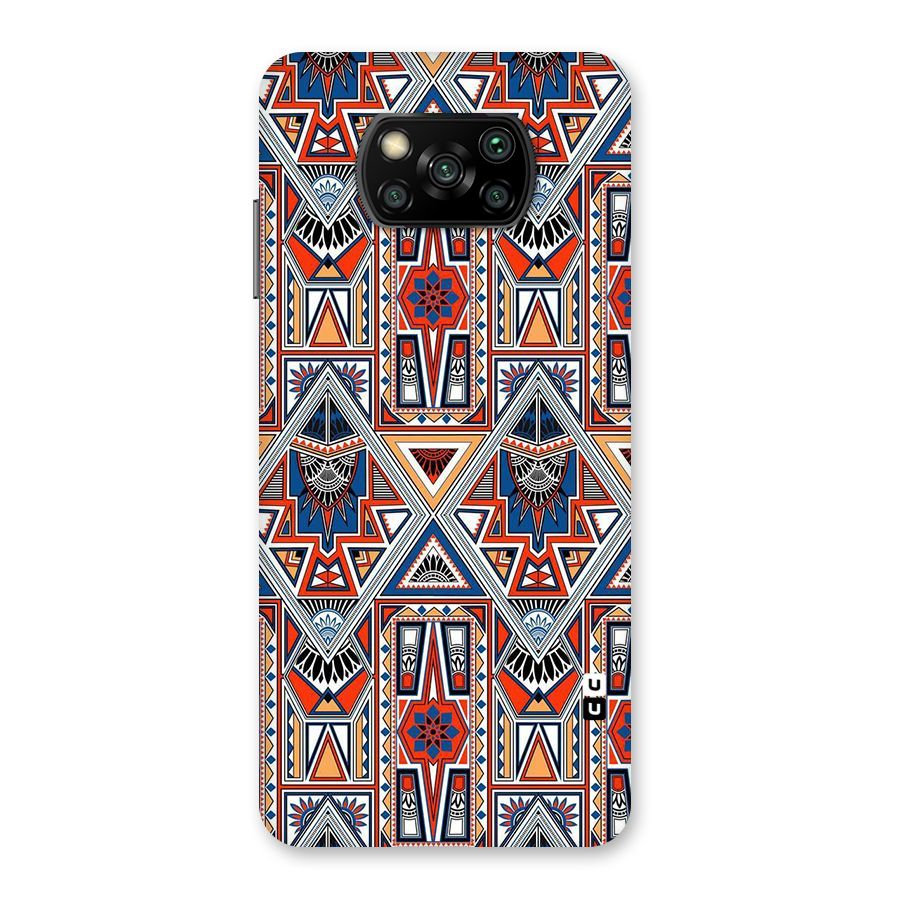 Creative Aztec Art Back Case for Poco X3