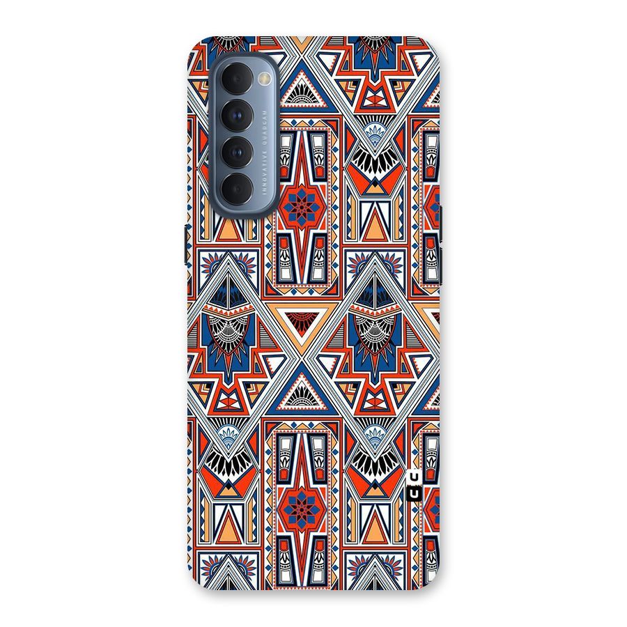 Creative Aztec Art Back Case for Reno4 Pro