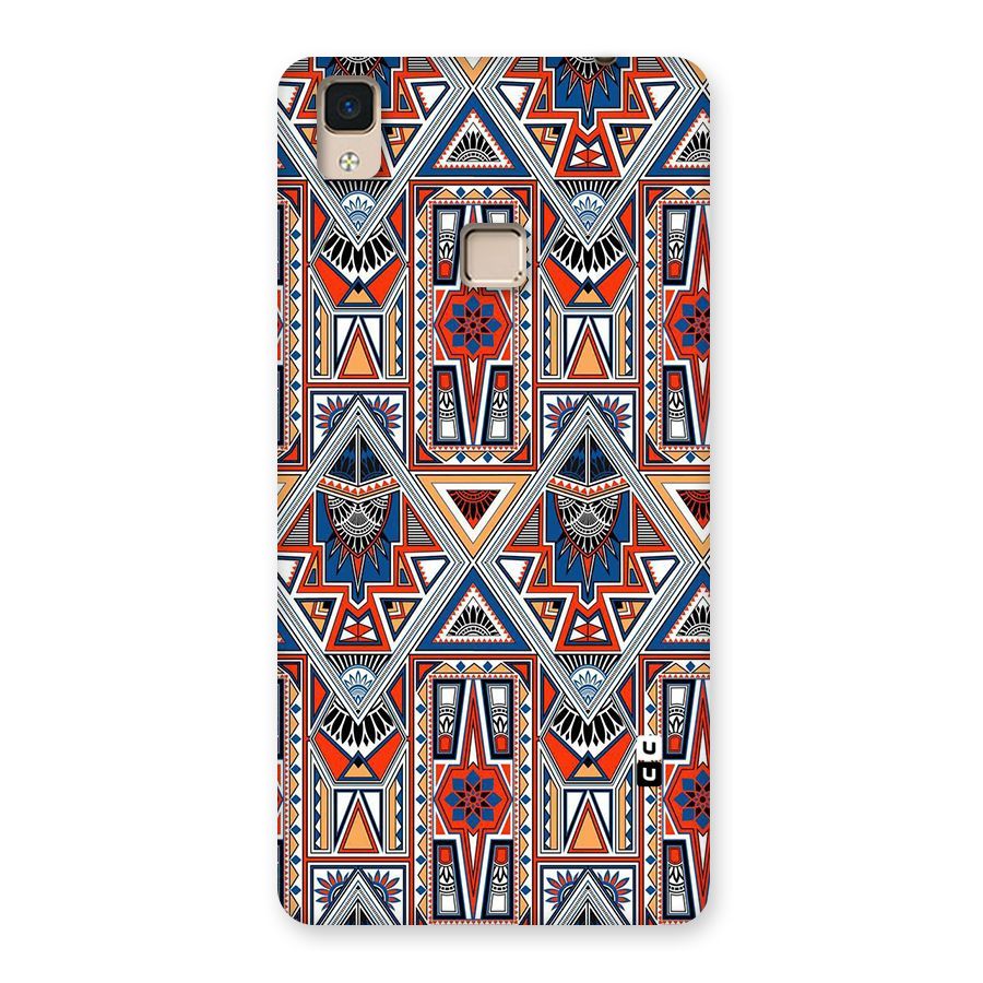 Creative Aztec Art Back Case for V3 Max