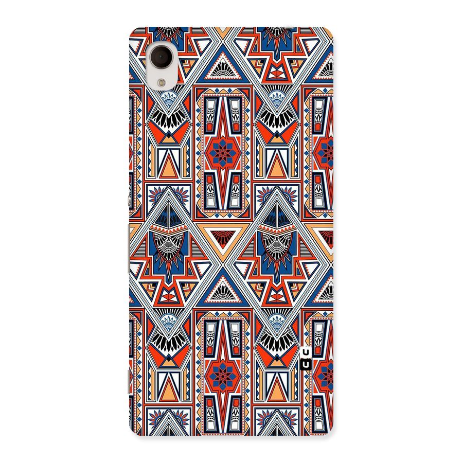 Creative Aztec Art Back Case for Xperia M4 Aqua