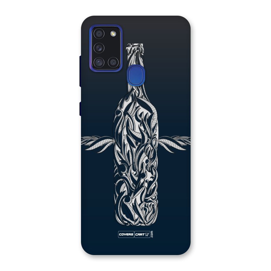 Creative Bottle Back Case for Galaxy A21s