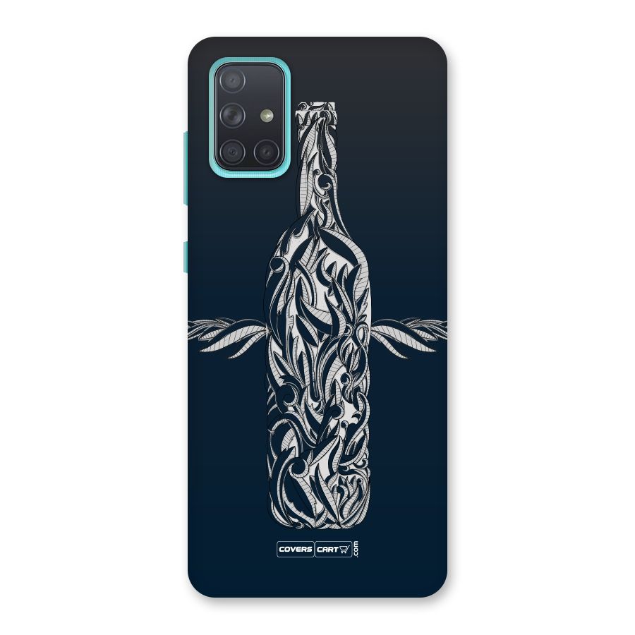 Creative Bottle Back Case for Galaxy A71