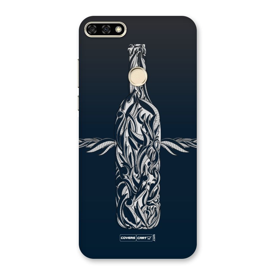 Creative Bottle Back Case for Honor 7A