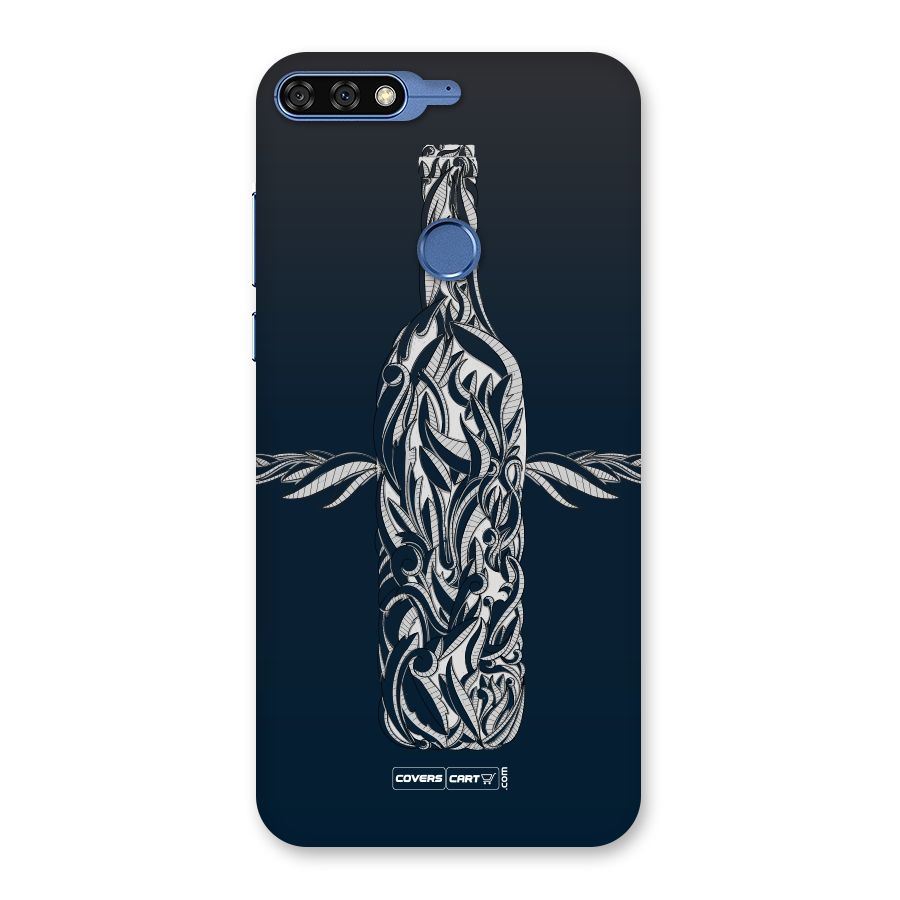 Creative Bottle Back Case for Honor 7C