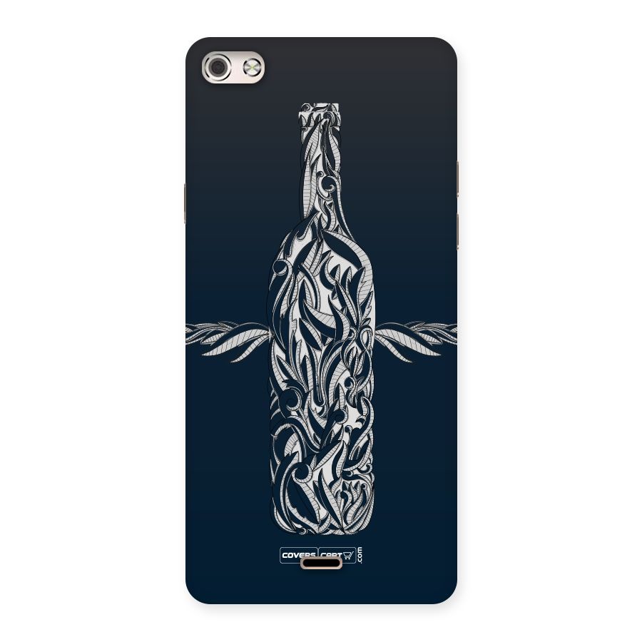 Creative Bottle Back Case for Micromax Canvas Silver 5