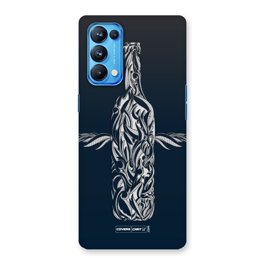Creative Bottle Back Case for Oppo Reno5 Pro 5G