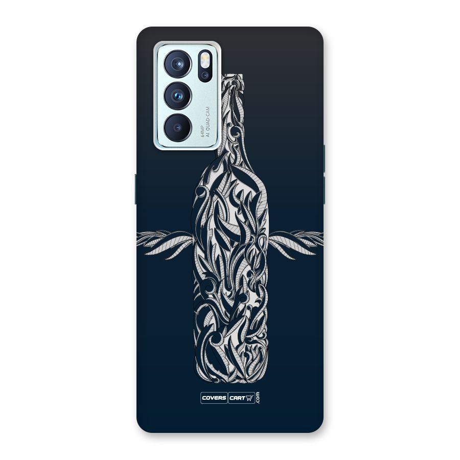 Creative Bottle Back Case for Oppo Reno6 Pro 5G