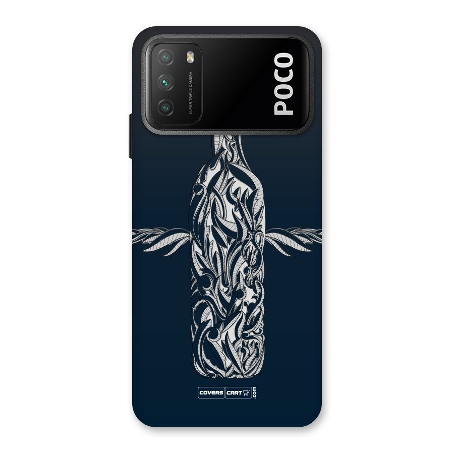 Creative Bottle Back Case for Poco M3