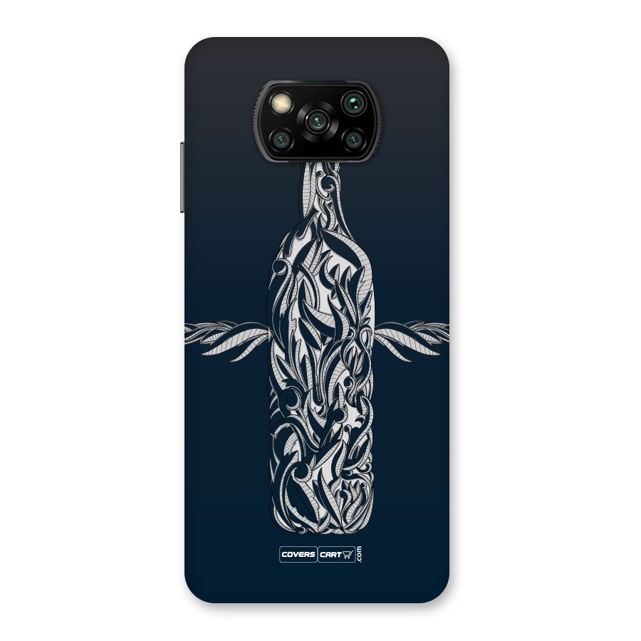 Creative Bottle Back Case for Poco X3