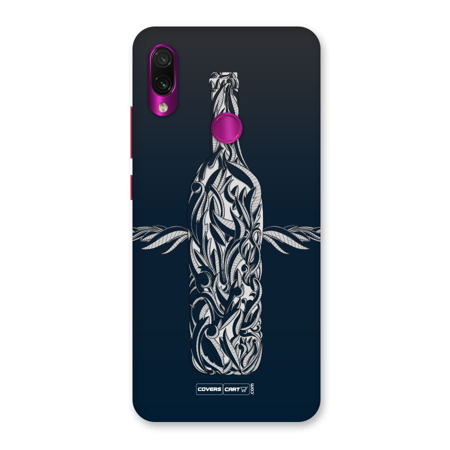 Creative Bottle Back Case for Redmi Note 7 Pro