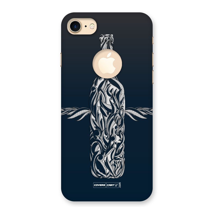 Creative Bottle Back Case for iPhone 7 Logo Cut