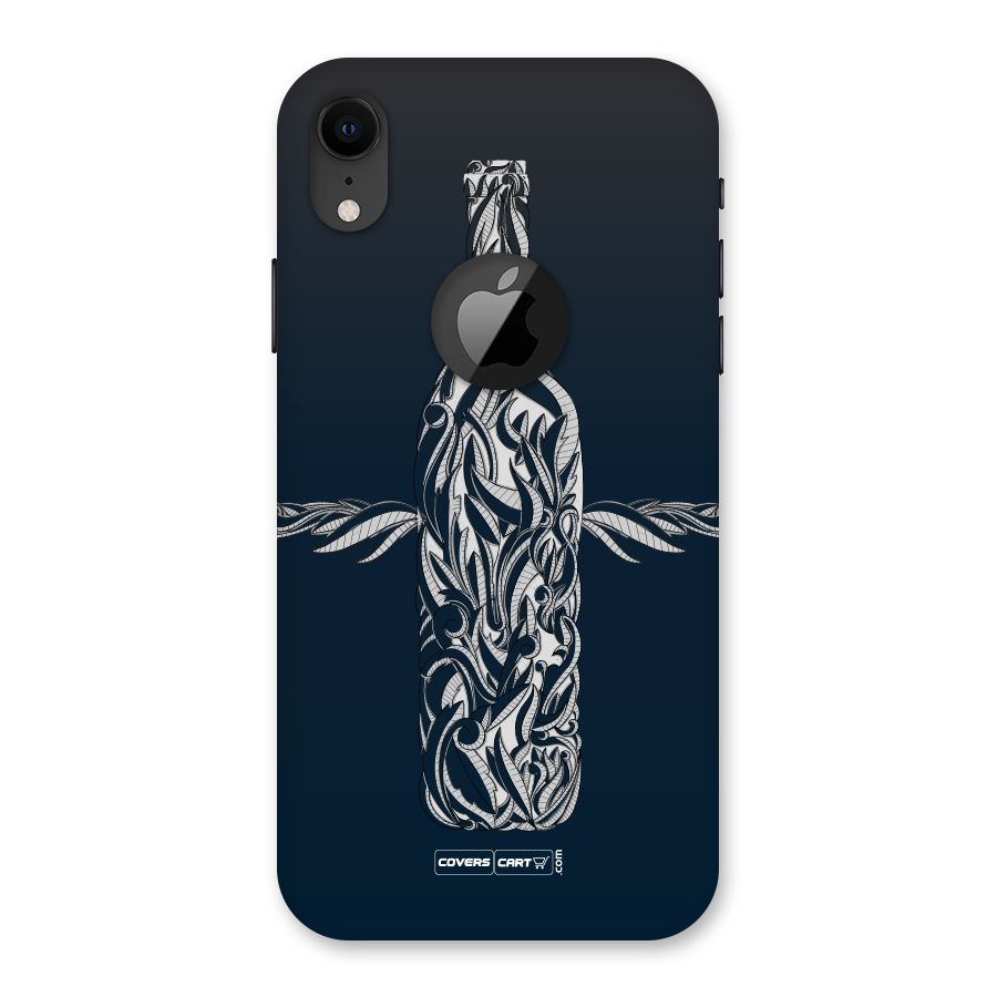 Creative Bottle Back Case for iPhone XR Logo Cut