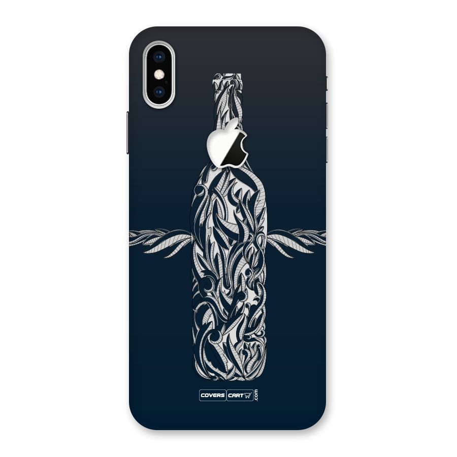 Creative Bottle Back Case for iPhone XS Max Apple Cut