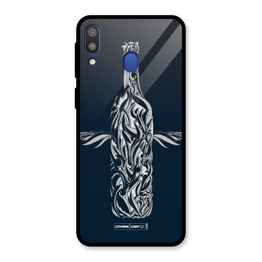 Creative Bottle Glass Back Case for Galaxy M20